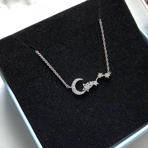 (套裝)迷你版天長地久9枝粉紅白保鮮玫瑰花永生花束  + 頸鏈 Le Petit Forever Love Preserved Pink Rose  Flower Bouquet