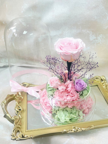 浪漫之約保鮮花永生花禮 永生花 Best Seller La Romance Pink Preserved Flower Gifts