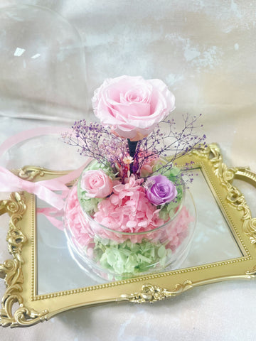 浪漫之約保鮮花永生花禮 永生花 Best Seller La Romance Pink Preserved Flower Gifts