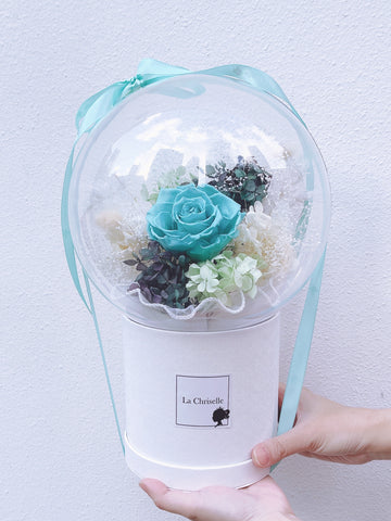 夢幻系- Tiffany Blue告白氣球，生日求婚花束保鮮花 永生花束 Love Balloon Preserved Roses Bouquet Bucke