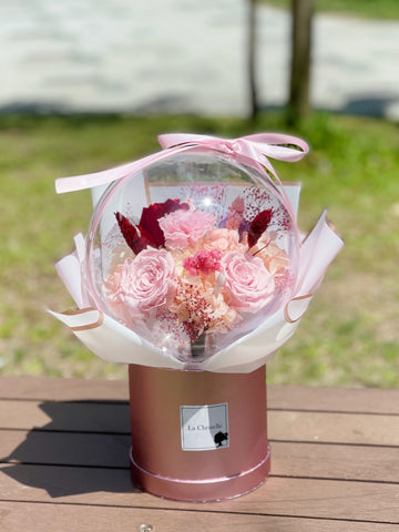夢幻系-告白氣球，生日求婚花束保鮮花 永生花束