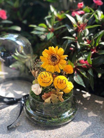 太陽下的笑臉 保鮮花禮  Happy Faces under  The Sun Preserved Flowers