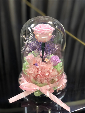 （314 白色情人節優惠）浪漫之約保鮮花永生花禮 永生花 Best Seller La Romance Pink Preserved Flower Gifts