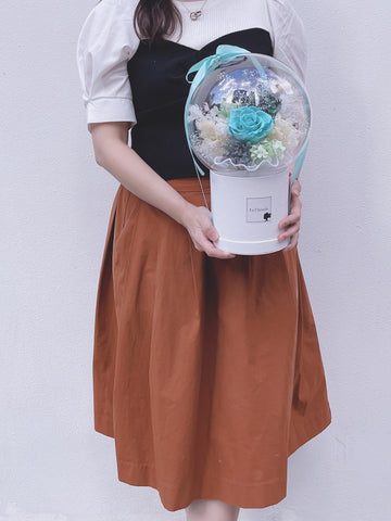夢幻系- Tiffany Blue告白氣球，生日求婚花束